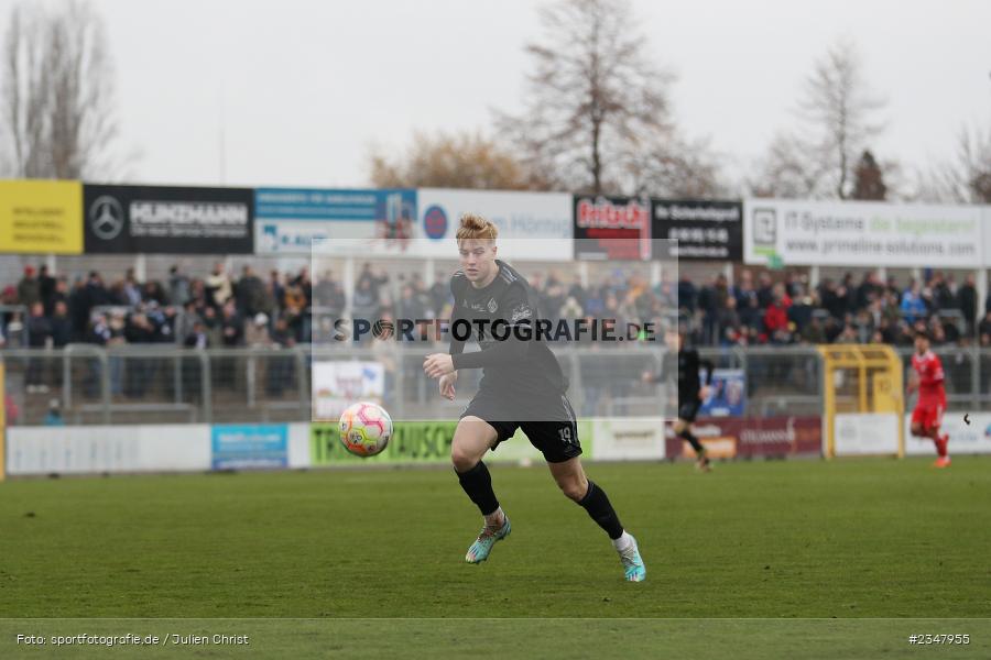 Jan Stein, Stadion am Schönbusch, Aschaffenburg, 03.12.2022, sport, action, Fussball, BFV, Dezember 2022, Saison 2022/2023, 24. Spieltag, Regionalliga Bayern, FCB, SVA, FC Bayern München II, SV Viktoria Aschaffenburg - Bild-ID: 2347955 Jan Stein, Stadion am Schönbusch, Aschaffenburg, 03.12.2022, sport, action, Fussball, BFV, Dezember 2022, Saison 2022/2023, 24. Spieltag, Regionalliga Bayern, FCB, SVA, FC Bayern München II, SV Viktoria Aschaffenburg - Bild-ID: 2347955