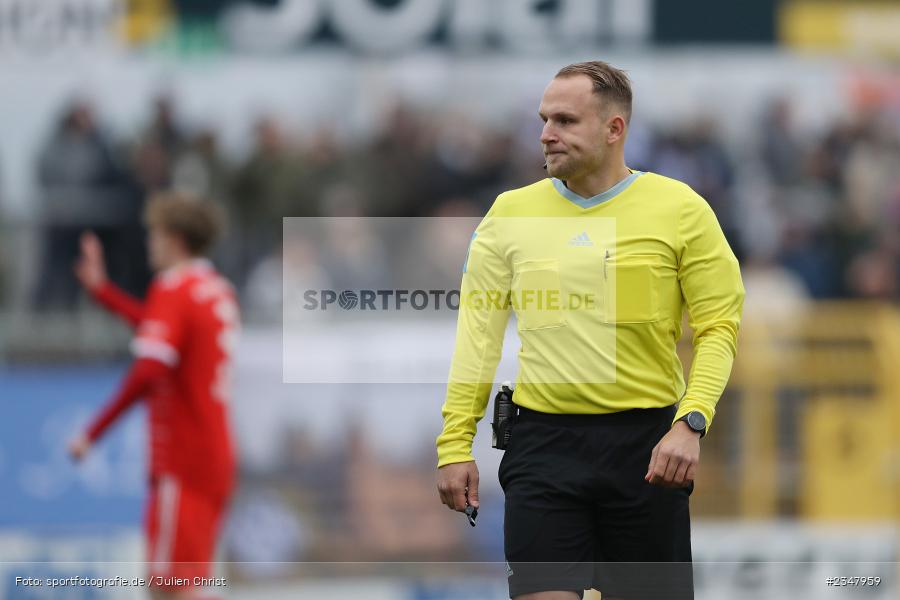 Christopher Knauer, Stadion am Schönbusch, Aschaffenburg, 03.12.2022, sport, action, Fussball, BFV, Dezember 2022, Saison 2022/2023, 24. Spieltag, Regionalliga Bayern, FCB, SVA, FC Bayern München II, SV Viktoria Aschaffenburg - Bild-ID: 2347959