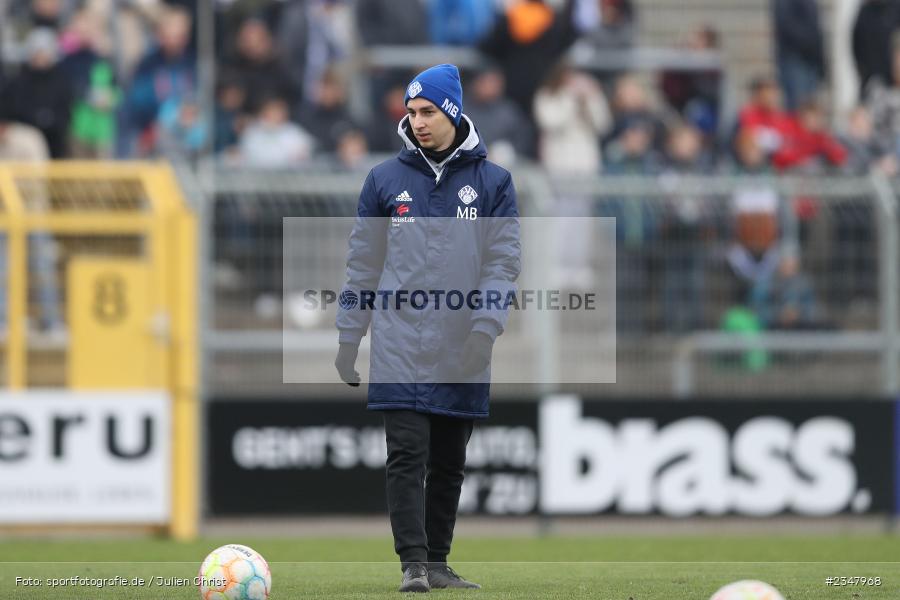 Manuel Bachmann, Stadion am Schönbusch, Aschaffenburg, 03.12.2022, sport, action, Fussball, BFV, Dezember 2022, Saison 2022/2023, 24. Spieltag, Regionalliga Bayern, FCB, SVA, FC Bayern München II, SV Viktoria Aschaffenburg - Bild-ID: 2347968 Manuel Bachmann, Stadion am Schönbusch, Aschaffenburg, 03.12.2022, sport, action, Fussball, BFV, Dezember 2022, Saison 2022/2023, 24. Spieltag, Regionalliga Bayern, FCB, SVA, FC Bayern München II, SV Viktoria Aschaffenburg - Bild-ID: 2347968