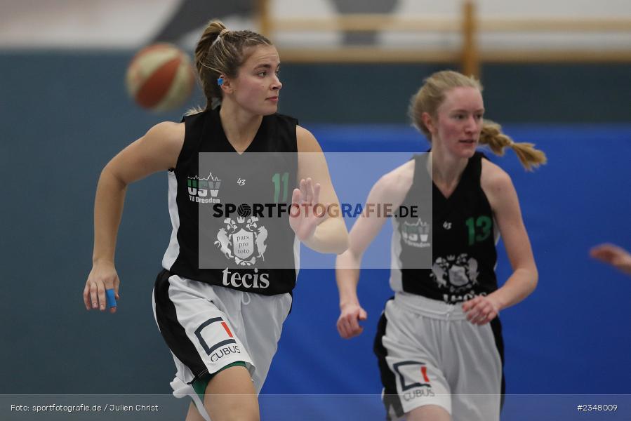 Anna Clausen, Hans-Wilhelm-Renkhoff-Halle, Marktheidenfeld, 03.12.2022, sport, action, Fussball, DBB, Dezember 2022, Saison 2022/2023, Regionalliga Damen HR-Nord, 10. Spieltag, USV, TVM, USV TU Dresden, TV Marktheidenfeld - Bild-ID: 2348009