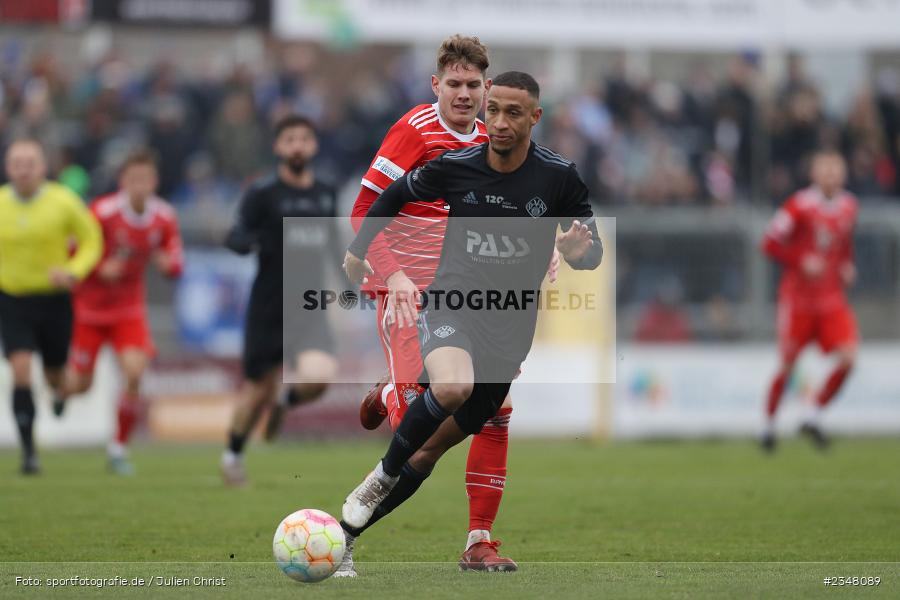 Felix Metzler, Stadion am Schönbusch, Aschaffenburg, 03.12.2022, sport, action, Fussball, BFV, Dezember 2022, Saison 2022/2023, 24. Spieltag, Regionalliga Bayern, FCB, SVA, FC Bayern München II, SV Viktoria Aschaffenburg - Bild-ID: 2348089