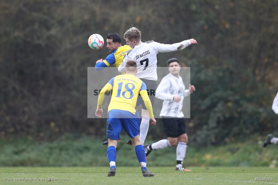 Sandro Carrapato Especiosa, Sportgelände Gassenhäuser, Wertheim, 04.12.2022, sport, action, Fussball, bfv, Dezember 2022, Saison 2022/2023, BFV-Landesliga Odenwald, 19. Spieltag, SVK, SVE, SV Königshofen, SV Eintracht Nassig - Bild-ID: 2348224