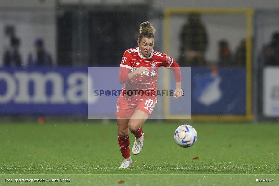 Linda Dallmann, Dietmar-Hopp-Stadion, Hoffenheim, 02.12.2022, sport, action, Fussball, DFB, Dezember 2022, Saison 2022/2023, 9. Spieltag, FFBL, FLYERALARM Frauen-Bundesliga, FCB, TSG, FC Bayern München, TSG Hoffenheim - Bild-ID: 2348297 Linda Dallmann, Dietmar-Hopp-Stadion, Hoffenheim, 02.12.2022, sport, action, Fussball, DFB, Dezember 2022, Saison 2022/2023, 9. Spieltag, FFBL, FLYERALARM Frauen-Bundesliga, FCB, TSG, FC Bayern München, TSG Hoffenheim - Bild-ID: 2348297