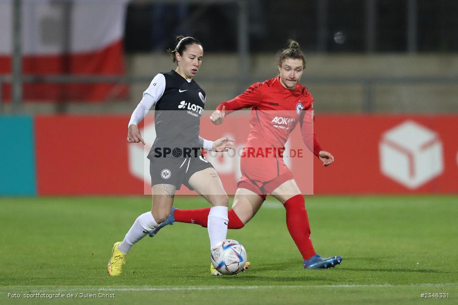 Géraldine Reuteler, Stadion am Brentanobad, Frankfurt, 09.12.2022, sport, action, Fussball, DFB, Dezember 2022, Saison 2022/2023, 10. Spieltag, FFBL, FLYERALARM Frauen-Bundesliga, FFC, SGE, 1. FFC Turbine Potsdam, Eintracht Frankfurt - Bild-ID: 2348331