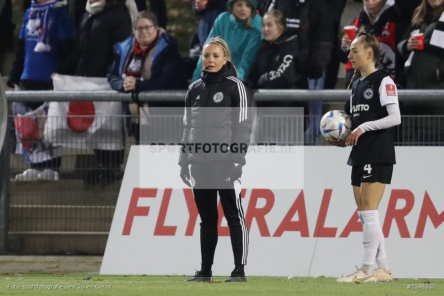 Fabienne Michel, Stadion am Brentanobad, Frankfurt, 09.12.2022, sport, action, Fussball, DFB, Dezember 2022, Saison 2022/2023, 10. Spieltag, FFBL, FLYERALARM Frauen-Bundesliga, FFC, SGE, 1. FFC Turbine Potsdam, Eintracht Frankfurt - Bild-ID: 2348337 Fabienne Michel, Stadion am Brentanobad, Frankfurt, 09.12.2022, sport, action, Fussball, DFB, Dezember 2022, Saison 2022/2023, 10. Spieltag, FFBL, FLYERALARM Frauen-Bundesliga, FFC, SGE, 1. FFC Turbine Potsdam, Eintracht Frankfurt - Bild-ID: 2348337