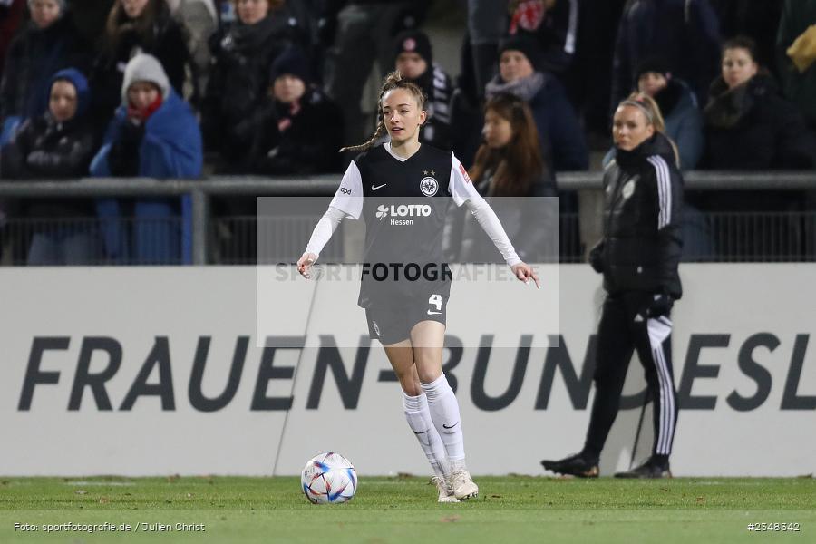 Sophia Kleinherne, Stadion am Brentanobad, Frankfurt, 09.12.2022, sport, action, Fussball, DFB, Dezember 2022, Saison 2022/2023, 10. Spieltag, FFBL, FLYERALARM Frauen-Bundesliga, FFC, SGE, 1. FFC Turbine Potsdam, Eintracht Frankfurt - Bild-ID: 2348342 Sophia Kleinherne, Stadion am Brentanobad, Frankfurt, 09.12.2022, sport, action, Fussball, DFB, Dezember 2022, Saison 2022/2023, 10. Spieltag, FFBL, FLYERALARM Frauen-Bundesliga, FFC, SGE, 1. FFC Turbine Potsdam, Eintracht Frankfurt - Bild-ID: 2348342