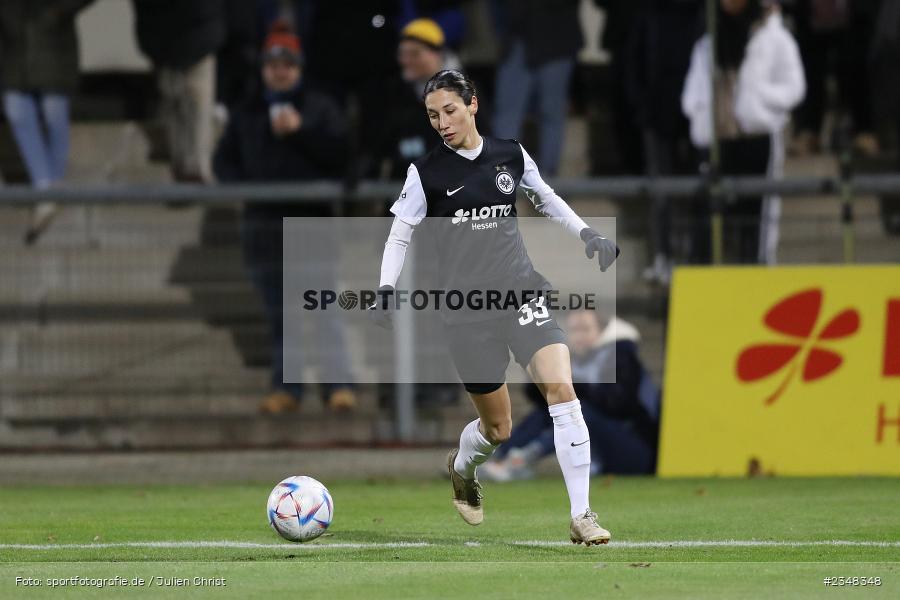 Sara Doorsoun-Khajeh, Stadion am Brentanobad, Frankfurt, 09.12.2022, sport, action, Fussball, DFB, Dezember 2022, Saison 2022/2023, 10. Spieltag, FFBL, FLYERALARM Frauen-Bundesliga, FFC, SGE, 1. FFC Turbine Potsdam, Eintracht Frankfurt - Bild-ID: 2348348