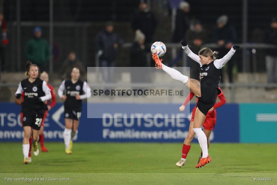 Verena Hanshaw, Stadion am Brentanobad, Frankfurt, 09.12.2022, sport, action, Fussball, DFB, Dezember 2022, Saison 2022/2023, 10. Spieltag, FFBL, FLYERALARM Frauen-Bundesliga, FFC, SGE, 1. FFC Turbine Potsdam, Eintracht Frankfurt - Bild-ID: 2348353 Verena Hanshaw, Stadion am Brentanobad, Frankfurt, 09.12.2022, sport, action, Fussball, DFB, Dezember 2022, Saison 2022/2023, 10. Spieltag, FFBL, FLYERALARM Frauen-Bundesliga, FFC, SGE, 1. FFC Turbine Potsdam, Eintracht Frankfurt - Bild-ID: 2348353