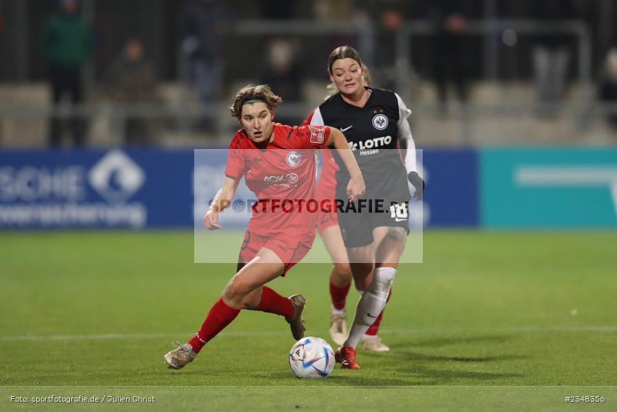 Pauline Deutsch, Stadion am Brentanobad, Frankfurt, 09.12.2022, sport, action, Fussball, DFB, Dezember 2022, Saison 2022/2023, 10. Spieltag, FFBL, FLYERALARM Frauen-Bundesliga, FFC, SGE, 1. FFC Turbine Potsdam, Eintracht Frankfurt - Bild-ID: 2348356 Pauline Deutsch, Stadion am Brentanobad, Frankfurt, 09.12.2022, sport, action, Fussball, DFB, Dezember 2022, Saison 2022/2023, 10. Spieltag, FFBL, FLYERALARM Frauen-Bundesliga, FFC, SGE, 1. FFC Turbine Potsdam, Eintracht Frankfurt - Bild-ID: 2348356