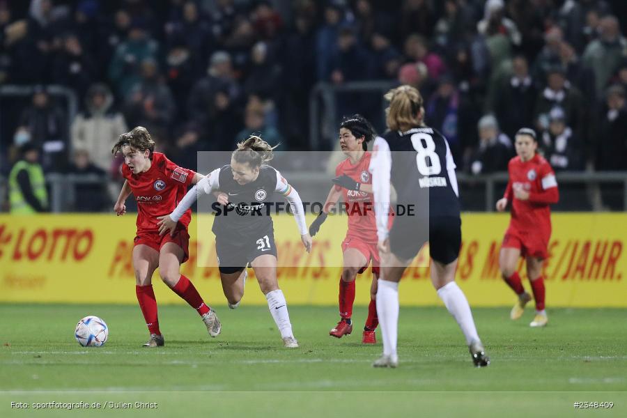 Pauline Deutsch, Stadion am Brentanobad, Frankfurt, 09.12.2022, sport, action, Fussball, DFB, Dezember 2022, Saison 2022/2023, 10. Spieltag, FFBL, FLYERALARM Frauen-Bundesliga, FFC, SGE, 1. FFC Turbine Potsdam, Eintracht Frankfurt - Bild-ID: 2348409 Pauline Deutsch, Stadion am Brentanobad, Frankfurt, 09.12.2022, sport, action, Fussball, DFB, Dezember 2022, Saison 2022/2023, 10. Spieltag, FFBL, FLYERALARM Frauen-Bundesliga, FFC, SGE, 1. FFC Turbine Potsdam, Eintracht Frankfurt - Bild-ID: 2348409
