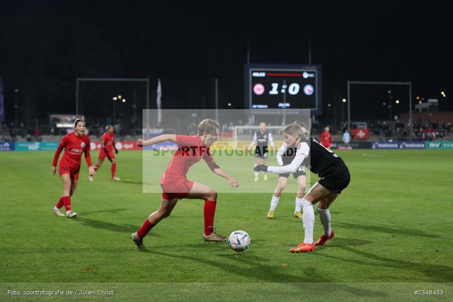 Pauline Deutsch, Stadion am Brentanobad, Frankfurt, 09.12.2022, sport, action, Fussball, DFB, Dezember 2022, Saison 2022/2023, 10. Spieltag, FFBL, FLYERALARM Frauen-Bundesliga, FFC, SGE, 1. FFC Turbine Potsdam, Eintracht Frankfurt - Bild-ID: 2348433 Pauline Deutsch, Stadion am Brentanobad, Frankfurt, 09.12.2022, sport, action, Fussball, DFB, Dezember 2022, Saison 2022/2023, 10. Spieltag, FFBL, FLYERALARM Frauen-Bundesliga, FFC, SGE, 1. FFC Turbine Potsdam, Eintracht Frankfurt - Bild-ID: 2348433