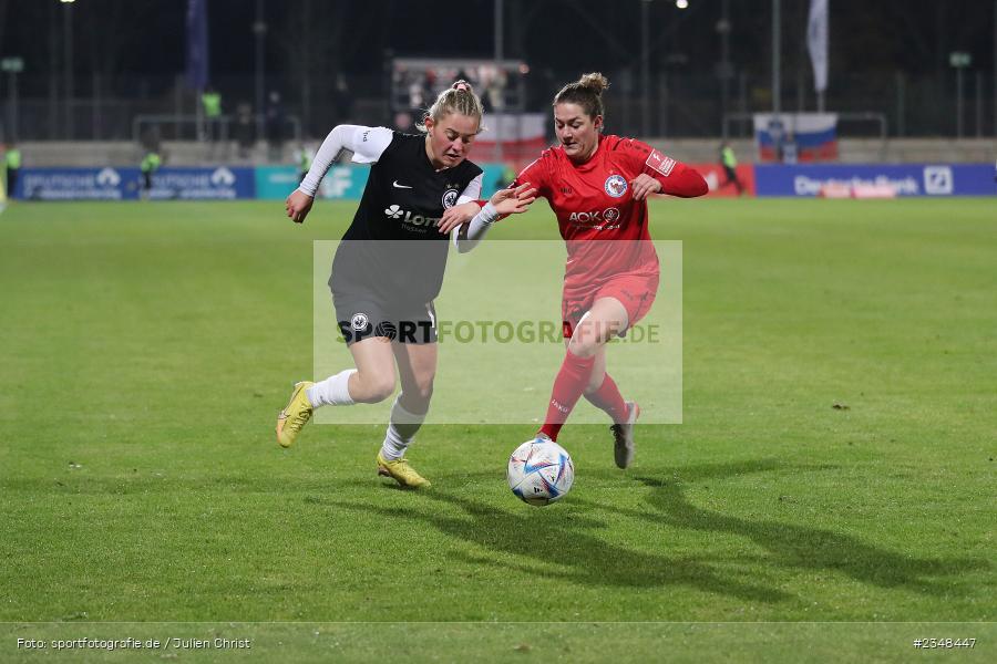 Leonie Köster, Stadion am Brentanobad, Frankfurt, 09.12.2022, sport, action, Fussball, DFB, Dezember 2022, Saison 2022/2023, 10. Spieltag, FFBL, FLYERALARM Frauen-Bundesliga, FFC, SGE, 1. FFC Turbine Potsdam, Eintracht Frankfurt - Bild-ID: 2348447 Leonie Köster, Stadion am Brentanobad, Frankfurt, 09.12.2022, sport, action, Fussball, DFB, Dezember 2022, Saison 2022/2023, 10. Spieltag, FFBL, FLYERALARM Frauen-Bundesliga, FFC, SGE, 1. FFC Turbine Potsdam, Eintracht Frankfurt - Bild-ID: 2348447