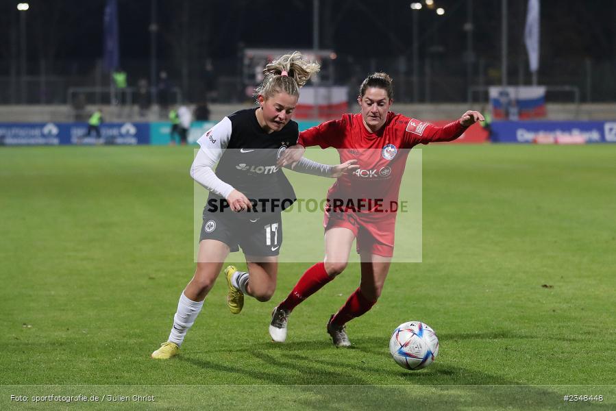 Leonie Köster, Stadion am Brentanobad, Frankfurt, 09.12.2022, sport, action, Fussball, DFB, Dezember 2022, Saison 2022/2023, 10. Spieltag, FFBL, FLYERALARM Frauen-Bundesliga, FFC, SGE, 1. FFC Turbine Potsdam, Eintracht Frankfurt - Bild-ID: 2348448 Leonie Köster, Stadion am Brentanobad, Frankfurt, 09.12.2022, sport, action, Fussball, DFB, Dezember 2022, Saison 2022/2023, 10. Spieltag, FFBL, FLYERALARM Frauen-Bundesliga, FFC, SGE, 1. FFC Turbine Potsdam, Eintracht Frankfurt - Bild-ID: 2348448