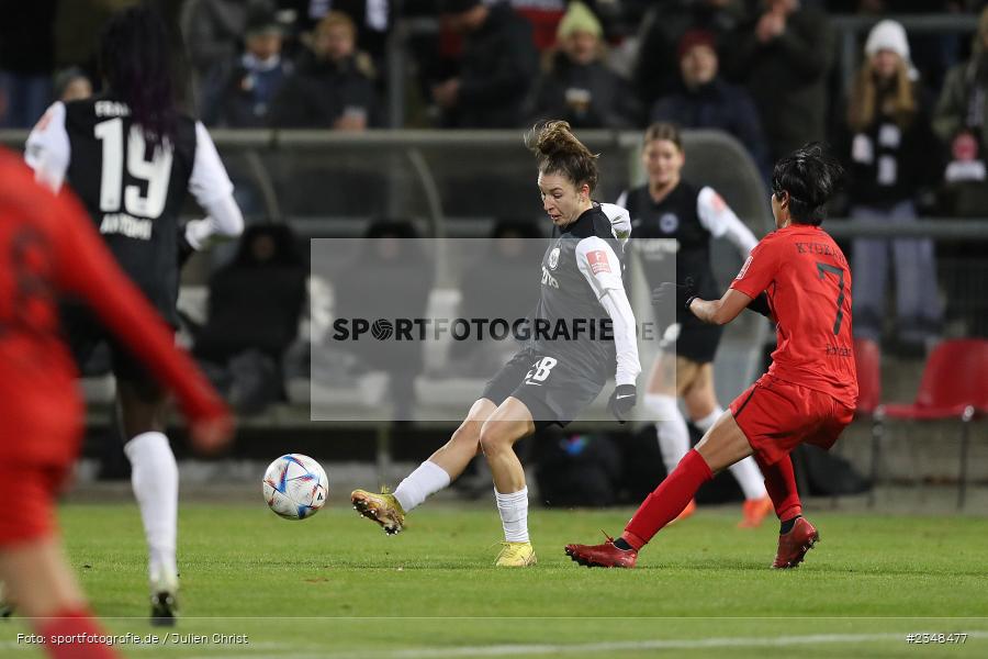Barbara Dunst, Stadion am Brentanobad, Frankfurt, 09.12.2022, sport, action, Fussball, DFB, Dezember 2022, Saison 2022/2023, 10. Spieltag, FFBL, FLYERALARM Frauen-Bundesliga, FFC, SGE, 1. FFC Turbine Potsdam, Eintracht Frankfurt - Bild-ID: 2348477 Barbara Dunst, Stadion am Brentanobad, Frankfurt, 09.12.2022, sport, action, Fussball, DFB, Dezember 2022, Saison 2022/2023, 10. Spieltag, FFBL, FLYERALARM Frauen-Bundesliga, FFC, SGE, 1. FFC Turbine Potsdam, Eintracht Frankfurt - Bild-ID: 2348477
