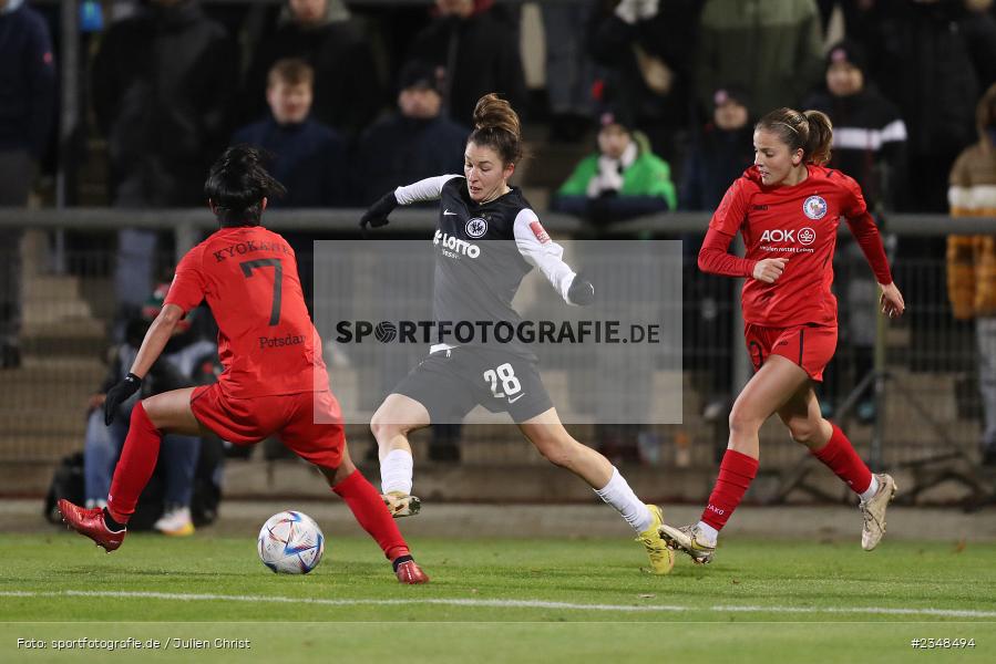Barbara Dunst, Stadion am Brentanobad, Frankfurt, 09.12.2022, sport, action, Fussball, DFB, Dezember 2022, Saison 2022/2023, 10. Spieltag, FFBL, FLYERALARM Frauen-Bundesliga, FFC, SGE, 1. FFC Turbine Potsdam, Eintracht Frankfurt - Bild-ID: 2348494 Barbara Dunst, Stadion am Brentanobad, Frankfurt, 09.12.2022, sport, action, Fussball, DFB, Dezember 2022, Saison 2022/2023, 10. Spieltag, FFBL, FLYERALARM Frauen-Bundesliga, FFC, SGE, 1. FFC Turbine Potsdam, Eintracht Frankfurt - Bild-ID: 2348494