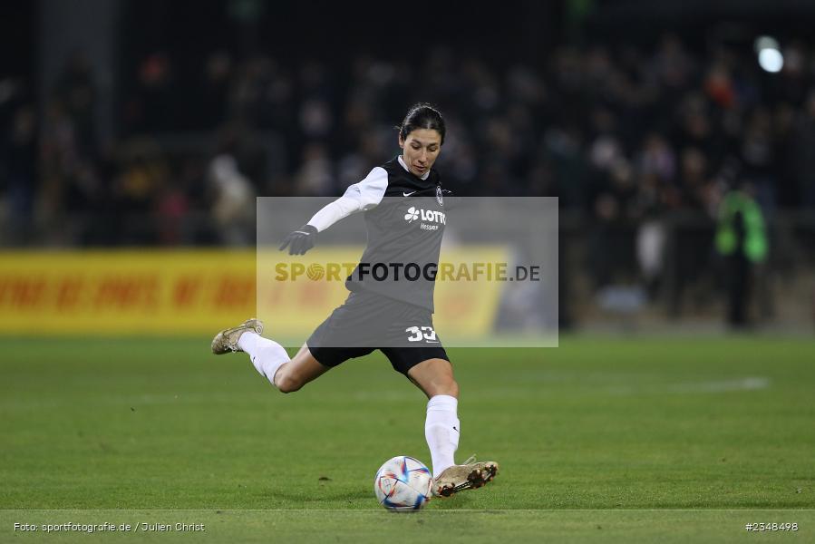 Sara Doorsoun-Khajeh, Stadion am Brentanobad, Frankfurt, 09.12.2022, sport, action, Fussball, DFB, Dezember 2022, Saison 2022/2023, 10. Spieltag, FFBL, FLYERALARM Frauen-Bundesliga, FFC, SGE, 1. FFC Turbine Potsdam, Eintracht Frankfurt - Bild-ID: 2348498 Sara Doorsoun-Khajeh, Stadion am Brentanobad, Frankfurt, 09.12.2022, sport, action, Fussball, DFB, Dezember 2022, Saison 2022/2023, 10. Spieltag, FFBL, FLYERALARM Frauen-Bundesliga, FFC, SGE, 1. FFC Turbine Potsdam, Eintracht Frankfurt - Bild-ID: 2348498