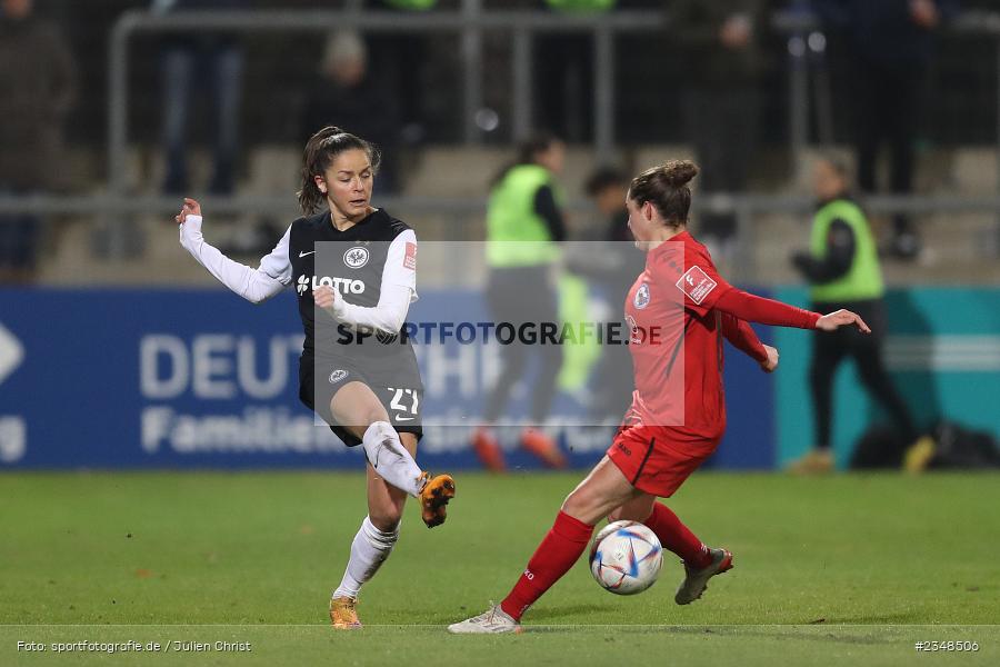 Laura Feiersinger, Stadion am Brentanobad, Frankfurt, 09.12.2022, sport, action, Fussball, DFB, Dezember 2022, Saison 2022/2023, 10. Spieltag, FFBL, FLYERALARM Frauen-Bundesliga, FFC, SGE, 1. FFC Turbine Potsdam, Eintracht Frankfurt - Bild-ID: 2348506