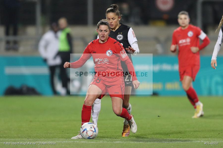 Laura Feiersinger, Stadion am Brentanobad, Frankfurt, 09.12.2022, sport, action, Fussball, DFB, Dezember 2022, Saison 2022/2023, 10. Spieltag, FFBL, FLYERALARM Frauen-Bundesliga, FFC, SGE, 1. FFC Turbine Potsdam, Eintracht Frankfurt - Bild-ID: 2348507