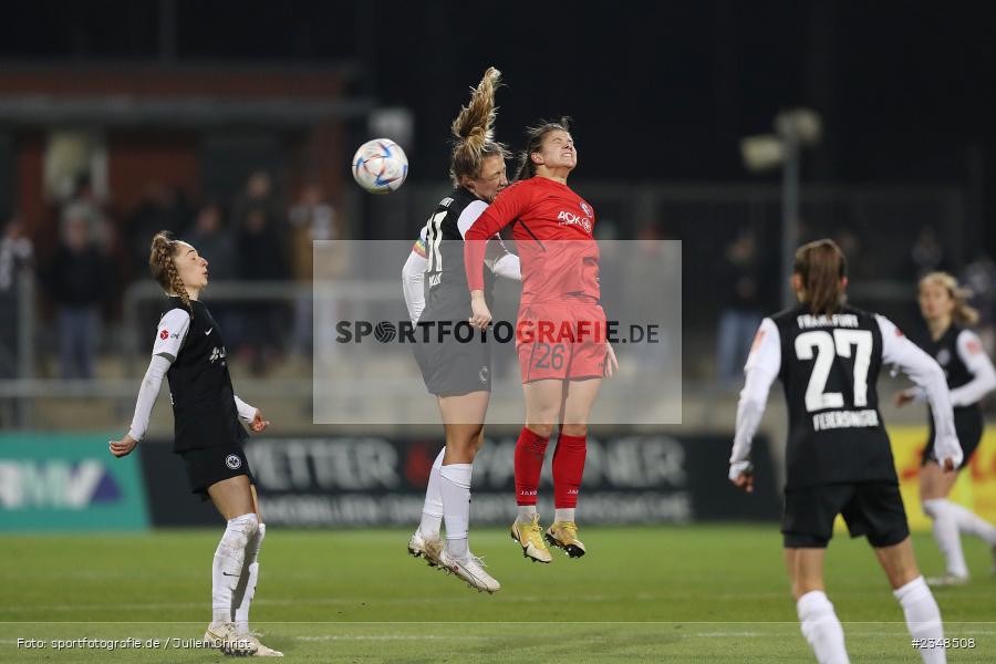 Tanja Pawollek, Stadion am Brentanobad, Frankfurt, 09.12.2022, sport, action, Fussball, DFB, Dezember 2022, Saison 2022/2023, 10. Spieltag, FFBL, FLYERALARM Frauen-Bundesliga, FFC, SGE, 1. FFC Turbine Potsdam, Eintracht Frankfurt - Bild-ID: 2348508