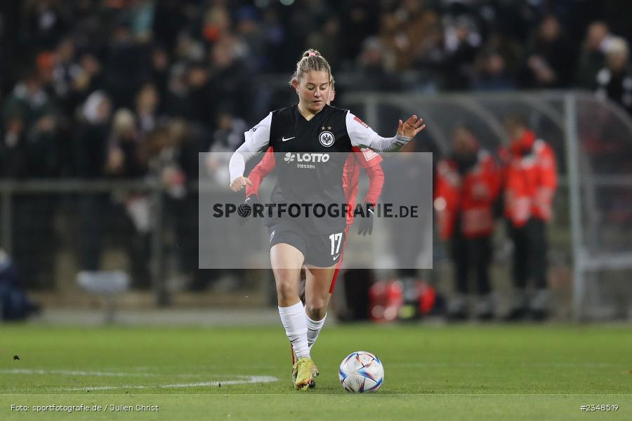 Leonie Köster, Stadion am Brentanobad, Frankfurt, 09.12.2022, sport, action, Fussball, DFB, Dezember 2022, Saison 2022/2023, 10. Spieltag, FFBL, FLYERALARM Frauen-Bundesliga, FFC, SGE, 1. FFC Turbine Potsdam, Eintracht Frankfurt - Bild-ID: 2348519