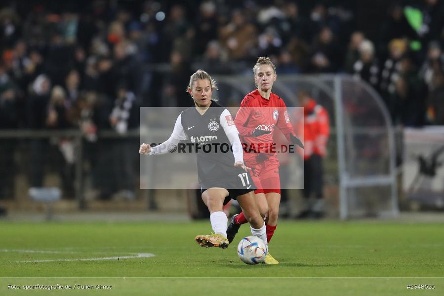Leonie Köster, Stadion am Brentanobad, Frankfurt, 09.12.2022, sport, action, Fussball, DFB, Dezember 2022, Saison 2022/2023, 10. Spieltag, FFBL, FLYERALARM Frauen-Bundesliga, FFC, SGE, 1. FFC Turbine Potsdam, Eintracht Frankfurt - Bild-ID: 2348520