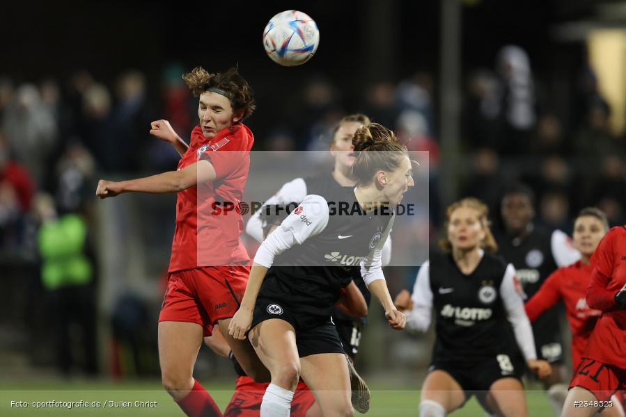 Pauline Deutsch, Stadion am Brentanobad, Frankfurt, 09.12.2022, sport, action, Fussball, DFB, Dezember 2022, Saison 2022/2023, 10. Spieltag, FFBL, FLYERALARM Frauen-Bundesliga, FFC, SGE, 1. FFC Turbine Potsdam, Eintracht Frankfurt - Bild-ID: 2348525