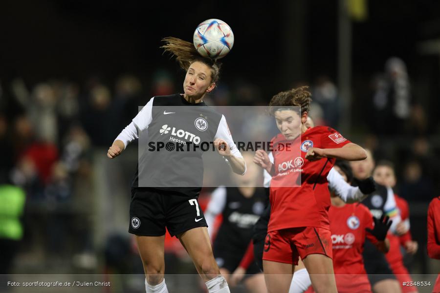 Lara Prasnikar, Stadion am Brentanobad, Frankfurt, 09.12.2022, sport, action, Fussball, DFB, Dezember 2022, Saison 2022/2023, 10. Spieltag, FFBL, FLYERALARM Frauen-Bundesliga, FFC, SGE, 1. FFC Turbine Potsdam, Eintracht Frankfurt - Bild-ID: 2348534
