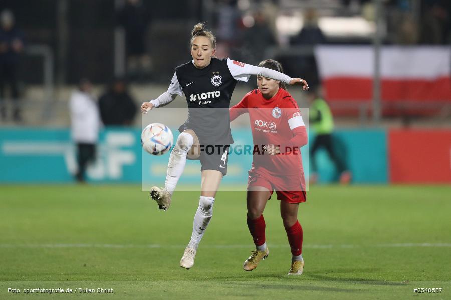 Sophia Kleinherne, Stadion am Brentanobad, Frankfurt, 09.12.2022, sport, action, Fussball, DFB, Dezember 2022, Saison 2022/2023, 10. Spieltag, FFBL, FLYERALARM Frauen-Bundesliga, FFC, SGE, 1. FFC Turbine Potsdam, Eintracht Frankfurt - Bild-ID: 2348537