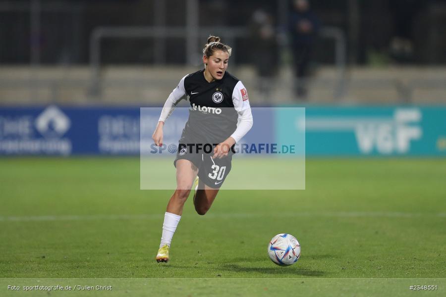 Carlotta Wamser, Stadion am Brentanobad, Frankfurt, 09.12.2022, sport, action, Fussball, DFB, Dezember 2022, Saison 2022/2023, 10. Spieltag, FFBL, FLYERALARM Frauen-Bundesliga, FFC, SGE, 1. FFC Turbine Potsdam, Eintracht Frankfurt - Bild-ID: 2348551 Carlotta Wamser, Stadion am Brentanobad, Frankfurt, 09.12.2022, sport, action, Fussball, DFB, Dezember 2022, Saison 2022/2023, 10. Spieltag, FFBL, FLYERALARM Frauen-Bundesliga, FFC, SGE, 1. FFC Turbine Potsdam, Eintracht Frankfurt - Bild-ID: 2348551