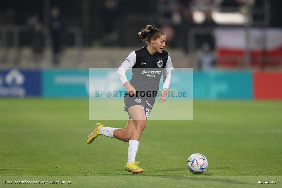 Carlotta Wamser, Stadion am Brentanobad, Frankfurt, 09.12.2022, sport, action, Fussball, DFB, Dezember 2022, Saison 2022/2023, 10. Spieltag, FFBL, FLYERALARM Frauen-Bundesliga, FFC, SGE, 1. FFC Turbine Potsdam, Eintracht Frankfurt - Bild-ID: 2348553 Carlotta Wamser, Stadion am Brentanobad, Frankfurt, 09.12.2022, sport, action, Fussball, DFB, Dezember 2022, Saison 2022/2023, 10. Spieltag, FFBL, FLYERALARM Frauen-Bundesliga, FFC, SGE, 1. FFC Turbine Potsdam, Eintracht Frankfurt - Bild-ID: 2348553