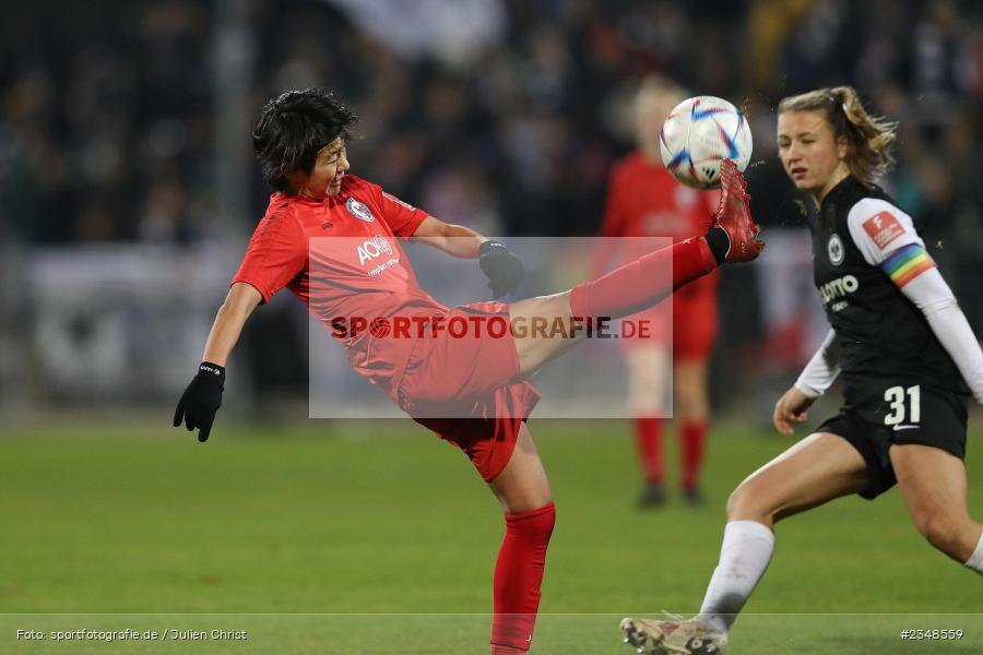 Mai Kyokawa, Stadion am Brentanobad, Frankfurt, 09.12.2022, sport, action, Fussball, DFB, Dezember 2022, Saison 2022/2023, 10. Spieltag, FFBL, FLYERALARM Frauen-Bundesliga, FFC, SGE, 1. FFC Turbine Potsdam, Eintracht Frankfurt - Bild-ID: 2348559 Mai Kyokawa, Stadion am Brentanobad, Frankfurt, 09.12.2022, sport, action, Fussball, DFB, Dezember 2022, Saison 2022/2023, 10. Spieltag, FFBL, FLYERALARM Frauen-Bundesliga, FFC, SGE, 1. FFC Turbine Potsdam, Eintracht Frankfurt - Bild-ID: 2348559