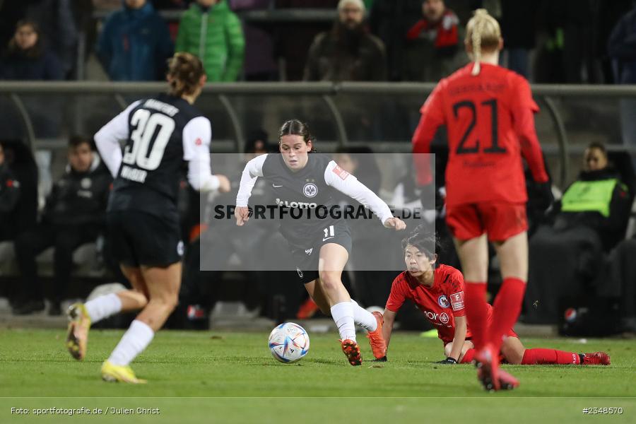Jonna Brengel, Stadion am Brentanobad, Frankfurt, 09.12.2022, sport, action, Fussball, DFB, Dezember 2022, Saison 2022/2023, 10. Spieltag, FFBL, FLYERALARM Frauen-Bundesliga, FFC, SGE, 1. FFC Turbine Potsdam, Eintracht Frankfurt - Bild-ID: 2348570