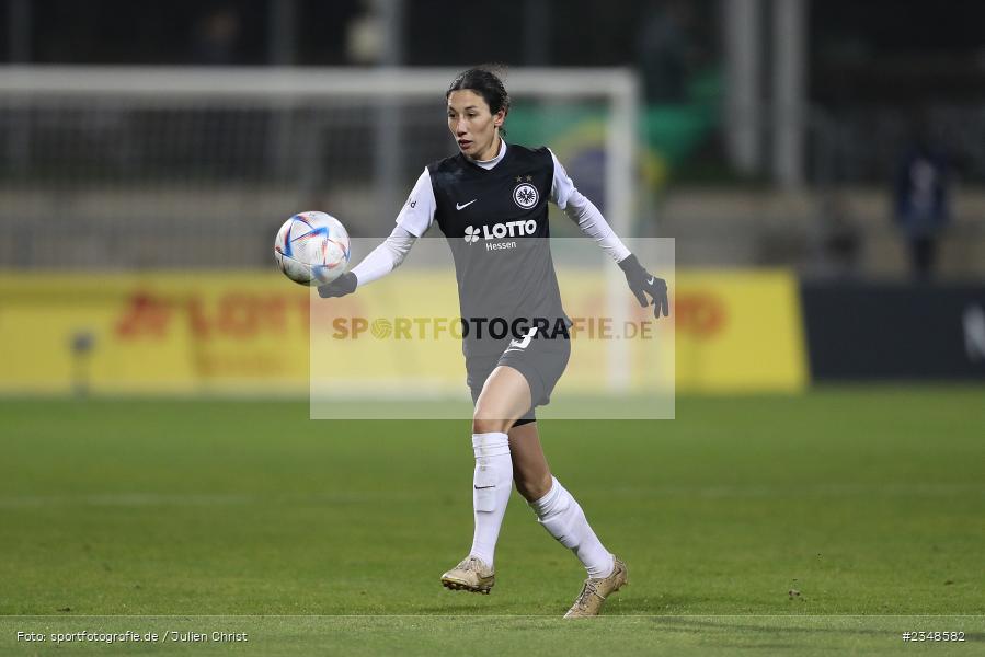 Sara Doorsoun-Khajeh, Stadion am Brentanobad, Frankfurt, 09.12.2022, sport, action, Fussball, DFB, Dezember 2022, Saison 2022/2023, 10. Spieltag, FFBL, FLYERALARM Frauen-Bundesliga, FFC, SGE, 1. FFC Turbine Potsdam, Eintracht Frankfurt - Bild-ID: 2348582 Sara Doorsoun-Khajeh, Stadion am Brentanobad, Frankfurt, 09.12.2022, sport, action, Fussball, DFB, Dezember 2022, Saison 2022/2023, 10. Spieltag, FFBL, FLYERALARM Frauen-Bundesliga, FFC, SGE, 1. FFC Turbine Potsdam, Eintracht Frankfurt - Bild-ID: 2348582