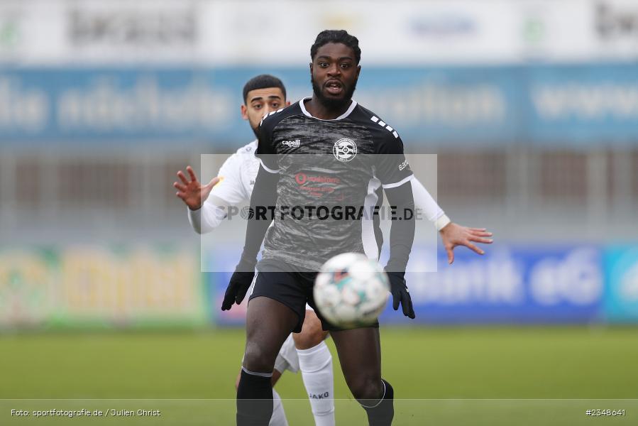 Terry Danso, MAIREC-Arena, Alzenau, 10.12.2022, sport, action, Fussball, hfv, Dezember 2022, Saison 2022/2023, 23. Spieltag, Hessenliga, HFC, FCB, 1. Hanauer FC, FC Bayern Alzenau - Bild-ID: 2348641