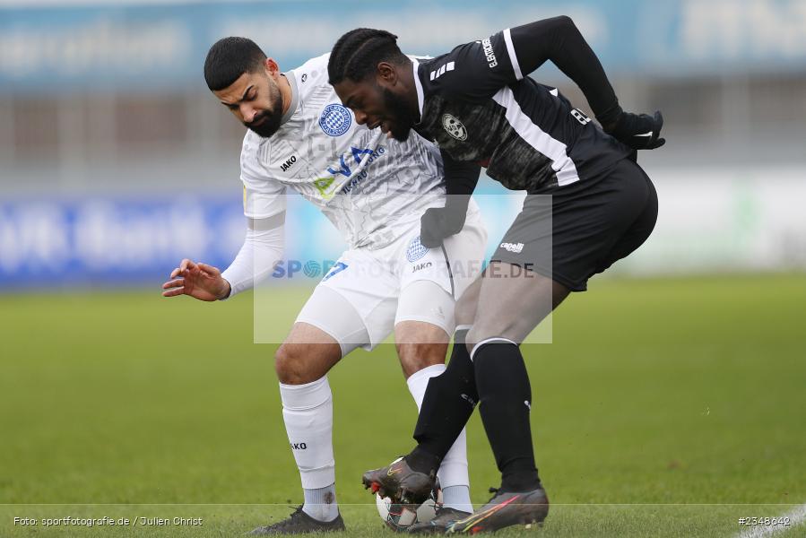 Saher Bhatti, MAIREC-Arena, Alzenau, 10.12.2022, sport, action, Fussball, hfv, Dezember 2022, Saison 2022/2023, 23. Spieltag, Hessenliga, HFC, FCB, 1. Hanauer FC, FC Bayern Alzenau - Bild-ID: 2348642