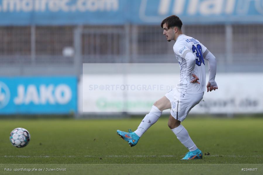 Kristijan Knezevic, MAIREC-Arena, Alzenau, 10.12.2022, sport, action, Fussball, hfv, Dezember 2022, Saison 2022/2023, 23. Spieltag, Hessenliga, HFC, FCB, 1. Hanauer FC, FC Bayern Alzenau - Bild-ID: 2348677