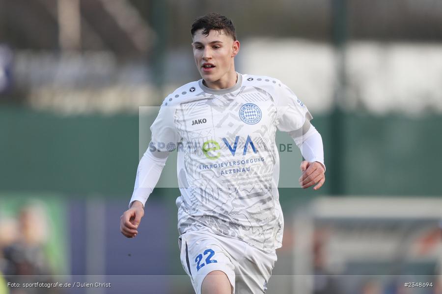 Lukas Fecher, MAIREC-Arena, Alzenau, 10.12.2022, sport, action, Fussball, hfv, Dezember 2022, Saison 2022/2023, 23. Spieltag, Hessenliga, HFC, FCB, 1. Hanauer FC, FC Bayern Alzenau - Bild-ID: 2348694