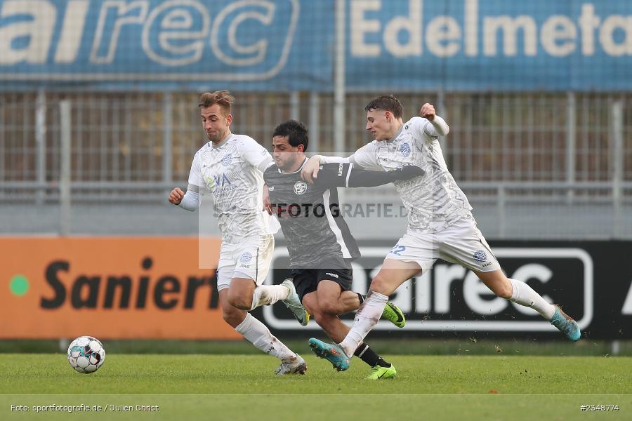 Ugur Aslan, MAIREC-Arena, Alzenau, 10.12.2022, sport, action, Fussball, hfv, Dezember 2022, Saison 2022/2023, 23. Spieltag, Hessenliga, HFC, FCB, 1. Hanauer FC, FC Bayern Alzenau - Bild-ID: 2348774
