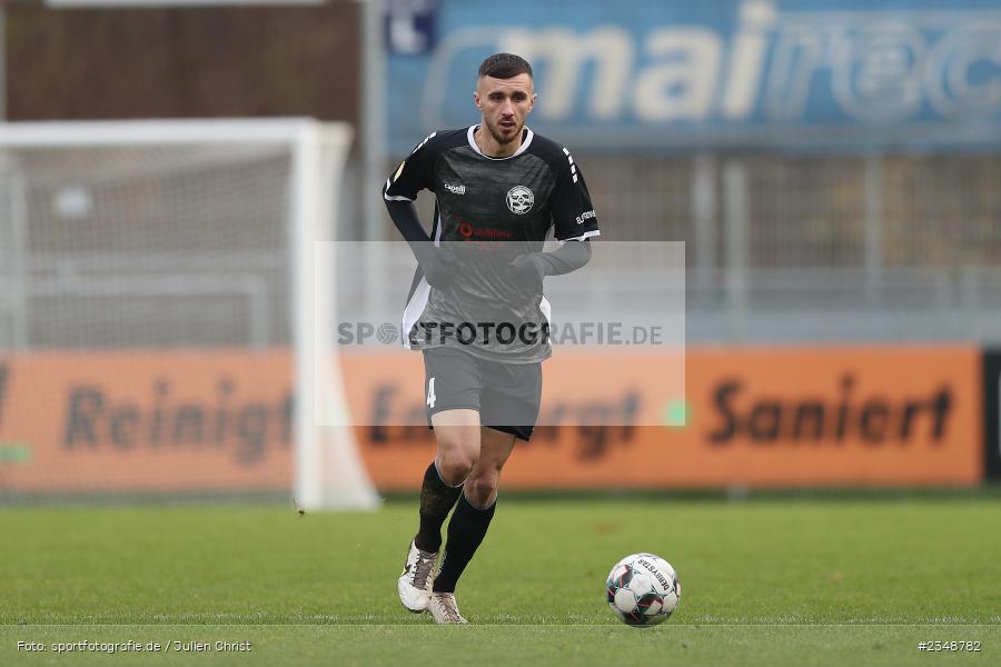 Tarik Sejdovic, MAIREC-Arena, Alzenau, 10.12.2022, sport, action, Fussball, hfv, Dezember 2022, Saison 2022/2023, 23. Spieltag, Hessenliga, HFC, FCB, 1. Hanauer FC, FC Bayern Alzenau - Bild-ID: 2348782
