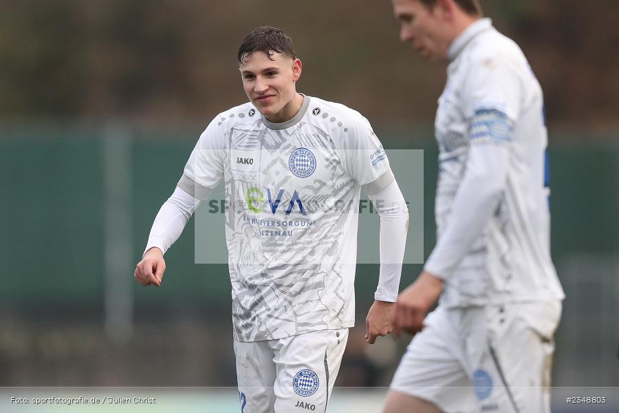 Lukas Fecher, MAIREC-Arena, Alzenau, 10.12.2022, sport, action, Fussball, hfv, Dezember 2022, Saison 2022/2023, 23. Spieltag, Hessenliga, HFC, FCB, 1. Hanauer FC, FC Bayern Alzenau - Bild-ID: 2348803