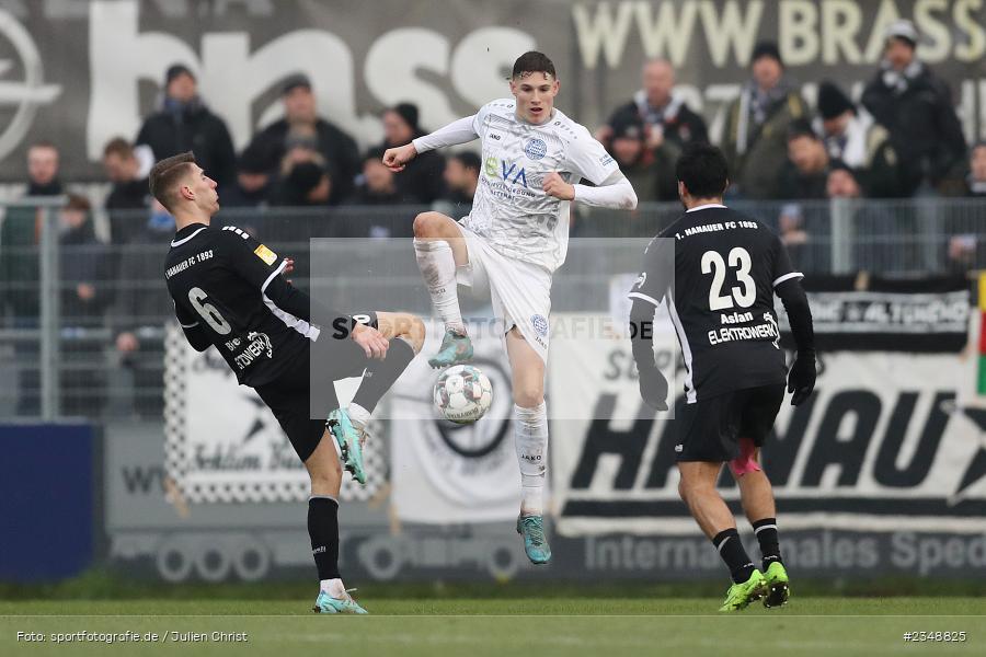 Lukas Fecher, MAIREC-Arena, Alzenau, 10.12.2022, sport, action, Fussball, hfv, Dezember 2022, Saison 2022/2023, 23. Spieltag, Hessenliga, HFC, FCB, 1. Hanauer FC, FC Bayern Alzenau - Bild-ID: 2348825