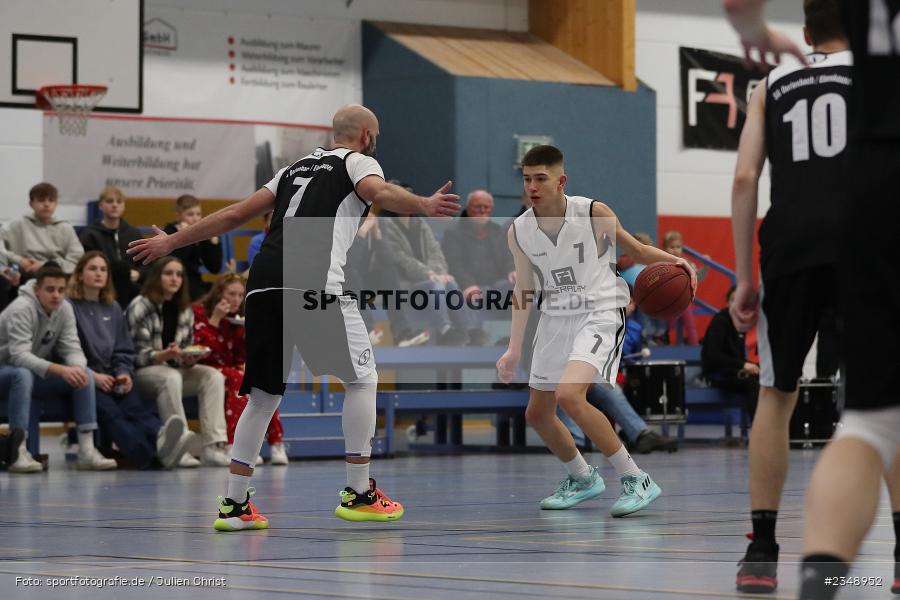 Luca Barthel, Hans-Wilhelm-Renkhoff Halle, Marktheidenfeld, 17.12.2022, sport, action, BBV, Dezember 2022, Saison 2022/2023, Spiel-Nr. 1045, Basketball, Bezirksoberliga Herren, SGO, TVM, SG Oerlenbach/Ebenhausen, TV Marktheidenfeld - Bild-ID: 2348952 Luca Barthel, Hans-Wilhelm-Renkhoff Halle, Marktheidenfeld, 17.12.2022, sport, action, BBV, Dezember 2022, Saison 2022/2023, Spiel-Nr. 1045, Basketball, Bezirksoberliga Herren, SGO, TVM, SG Oerlenbach/Ebenhausen, TV Marktheidenfeld - Bild-ID: 2348952