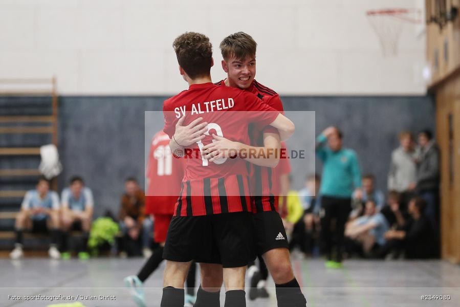 Jona Gramer, Main-Spessart-Halle, 07.01.2023, sport, action, BFV, Januar 2023, Saison 2022/2023, Spiel-Nr. 13, SG SV Altfeld, TuS Frammersbach, Marktheidenfeld, U19, Hallenturnier - Bild-ID: 2349080 Jona Gramer, Main-Spessart-Halle, 07.01.2023, sport, action, BFV, Januar 2023, Saison 2022/2023, Spiel-Nr. 13, SG SV Altfeld, TuS Frammersbach, Marktheidenfeld, U19, Hallenturnier - Bild-ID: 2349080