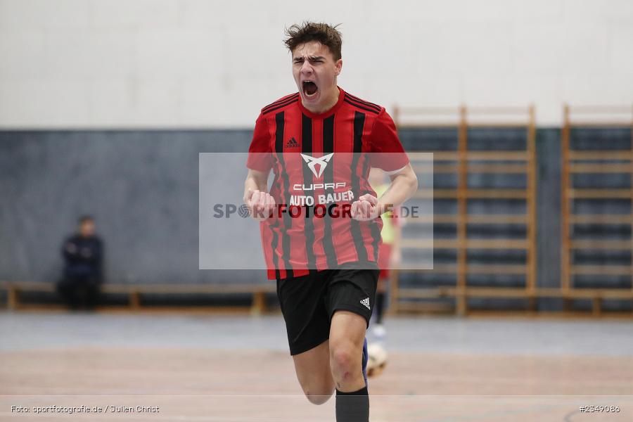 Tim Leimeister, Main-Spessart-Halle, 07.01.2023, sport, action, BFV, Januar 2023, Saison 2022/2023, Spiel-Nr. 13, SG SV Altfeld, TuS Frammersbach, Marktheidenfeld, U19, Hallenturnier - Bild-ID: 2349086 Tim Leimeister, Main-Spessart-Halle, 07.01.2023, sport, action, BFV, Januar 2023, Saison 2022/2023, Spiel-Nr. 13, SG SV Altfeld, TuS Frammersbach, Marktheidenfeld, U19, Hallenturnier - Bild-ID: 2349086