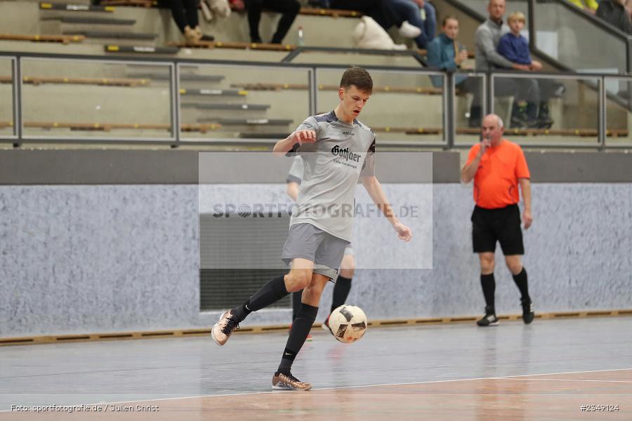 Nico Rupprecht, Main-Spessart-Halle, 08.01.2023, sport, action, BFV, Januar 2023, Saison 2022/2023, Spiel-Nr. 12, TSV Uettingen, FC Gössenheim, Marktheidenfeld, U19, Hallenturnier - Bild-ID: 2349124