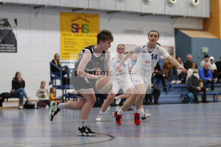 Laura Thiele, Hans-Wilhelm-Renkhoff Halle, Marktheidenfeld, 14.01.2023, sport, action, Basketball, RLD-HRN, BBV, Januar 2023, Saison 2022/2023, USV, TVM, USV VIMODROM Baskets Jena, TV Marktheidenfeld - Bild-ID: 2349210 Laura Thiele, Hans-Wilhelm-Renkhoff Halle, Marktheidenfeld, 14.01.2023, sport, action, Basketball, RLD-HRN, BBV, Januar 2023, Saison 2022/2023, USV, TVM, USV VIMODROM Baskets Jena, TV Marktheidenfeld - Bild-ID: 2349210