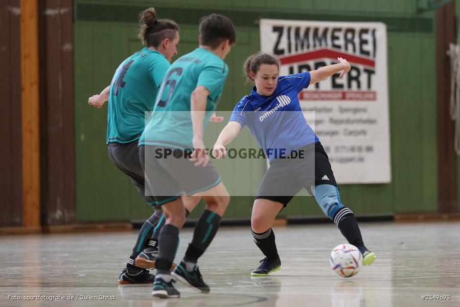 Julia Siegler, Erwin-Ammann-Halle, Karlstadt, 15.01.2023, sport, action, BFV, Januar 2023, Fussball, ADB, TGS, SpVgg Adelsberg, TG 48 Schweinfurt, Bezirksmeisterschaft Frauen - Bild-ID: 2349693