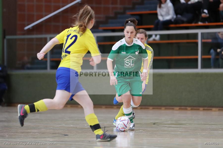 Jessica Brumm, Erwin-Ammann-Halle, Karlstadt, 15.01.2023, sport, action, BFV, Januar 2023, Fussball, TSV Frickenhausen, ETSV Würzburg, Bezirksmeisterschaft Frauen - Bild-ID: 2349706 Jessica Brumm, Erwin-Ammann-Halle, Karlstadt, 15.01.2023, sport, action, BFV, Januar 2023, Fussball, TSV Frickenhausen, ETSV Würzburg, Bezirksmeisterschaft Frauen - Bild-ID: 2349706