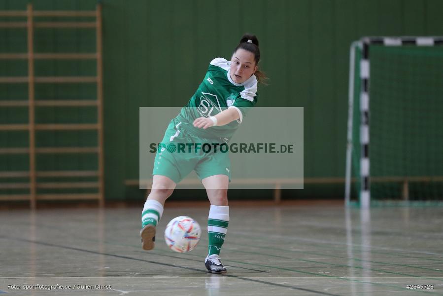 Jessica Brumm, Erwin-Ammann-Halle, Karlstadt, 15.01.2023, sport, action, BFV, Januar 2023, Fussball, TSV Frickenhausen, ETSV Würzburg, Bezirksmeisterschaft Frauen - Bild-ID: 2349723 Jessica Brumm, Erwin-Ammann-Halle, Karlstadt, 15.01.2023, sport, action, BFV, Januar 2023, Fussball, TSV Frickenhausen, ETSV Würzburg, Bezirksmeisterschaft Frauen - Bild-ID: 2349723