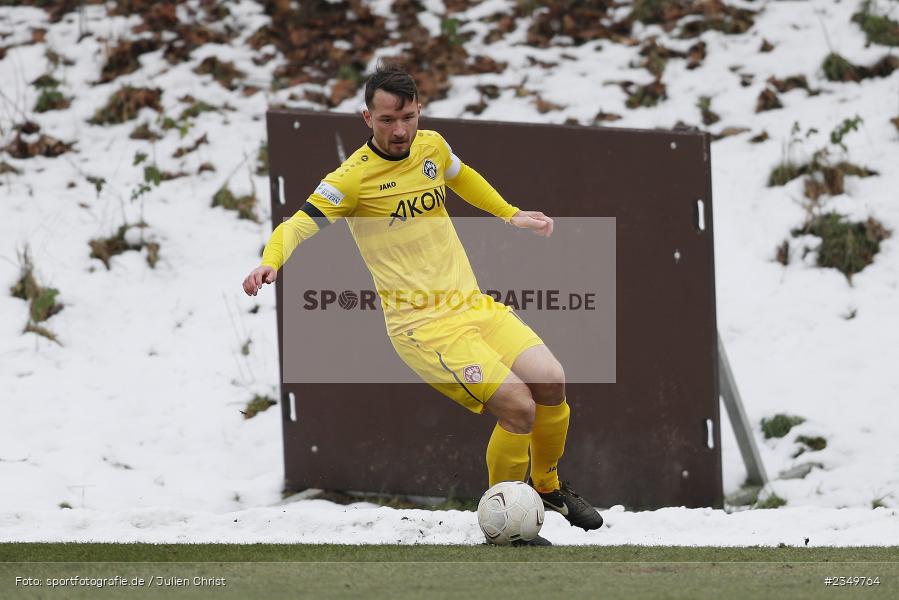 Peter Kurzweg, Sportgelände Am Sonnenstuhl, Randersacker, 21.01.2023, sport, action, BFV, Januar 2023, Fussball, Freundschaftsspiel, Regional-FS, VFB, FWK, VfB Bad Mergentheim, FC Würzburger Kickers - Bild-ID: 2349764